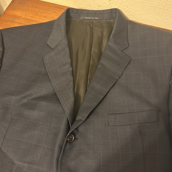 Burberry wool suit jacket and pant set - Picture 1 of 16